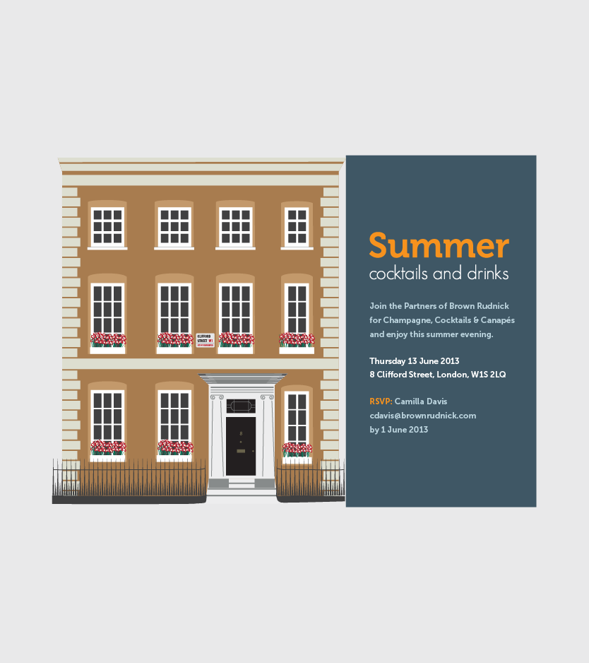 Summer Cocktail party invitation